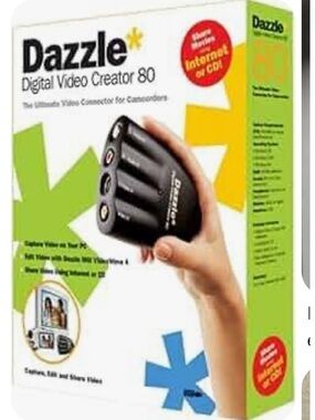DAZZLE DVC-80 Digital Video Creator 80 Video Capture Device RCA USB Cable